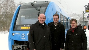 Joerg Nikutta Alstom, Tobias Harms, Joh. Mueller SWEG/ Coradia-iLint TFS